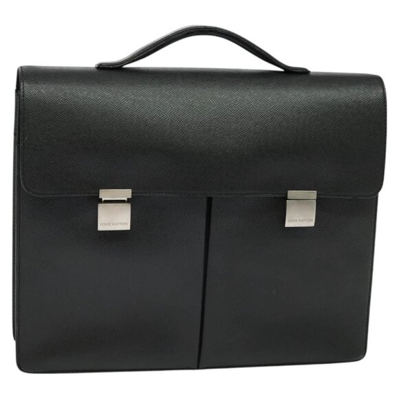 LOUIS VUITTON Taiga Serviette Kazan Business Bag Ardoise M30802 LV Auth bs26764 - Picture 1 of 16